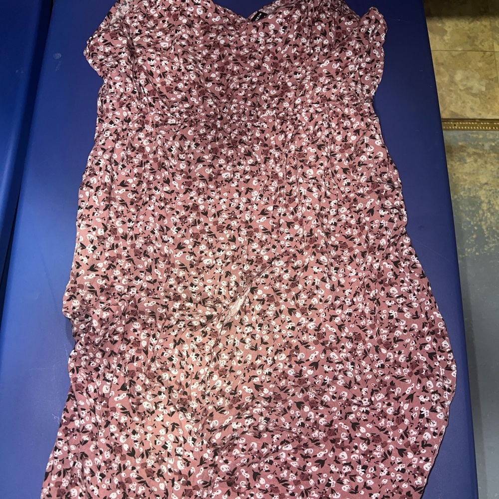 SHEIN Mauve Floral Patterned dress